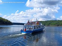 Česko - Vodní elektrárna a vinná plavba po Dalešické přehradě 